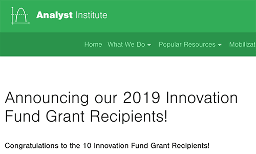 Announcing our 2019 Innovation Fund Grant Recipients!